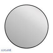 Зеркало Cersanit ECLIPSE smart 90x90 с подсветкой круглое в черной рамке A64148