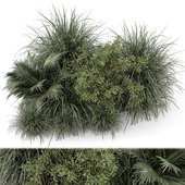 Outdoor Plants Bush-Bush Set 1012