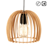 Scandinavian wooden pendant lamp, Bela