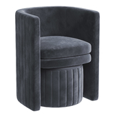 Ammillion Barrel Chair and Ottoman