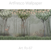 ArtFresco Wallpaper - Дизайнерские бесшовные фотообои Art. Fo-067 OM