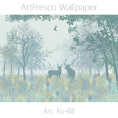 ArtFresco Wallpaper - Дизайнерские бесшовные фотообои Art. Fo-068 OM
