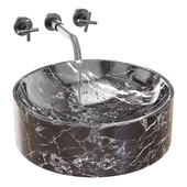 Black Kale Marble Sink