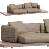 B&B Italia DOCK Leather sofa