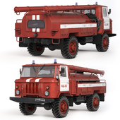 GAZ 66 AC-30 fire truck 1971