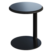 Журнальный столик   Contemporary Lacquered Glass and Metal End Table   журнальный стол