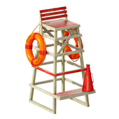 Пляжный стул спасателя