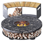 outdoor fireplace 7