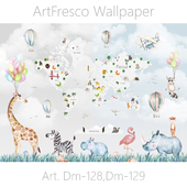 ArtFresco Wallpaper - Дизайнерские бесшовные фотообои Art. Dm-128, Dm-129 OM
