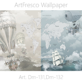 ArtFresco Wallpaper - Дизайнерские бесшовные фотообои Art. Dm-131,Dm-132 OM