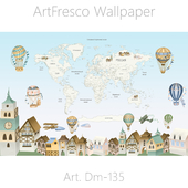 ArtFresco Wallpaper - Дизайнерские бесшовные фотообои Art. Dm-135 OM
