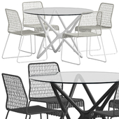 Globewest Granada Chair and Triple X Table