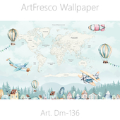 ArtFresco Wallpaper - Дизайнерские бесшовные фотообои Art. Dm-136 OM