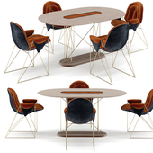 Chair Table Stepi chair designer Ponkratov