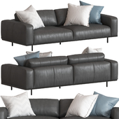 Estanica Leather Co The Mateo Sofa