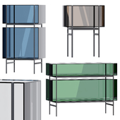 Archiproducts LYN Glass and steel display cabinet