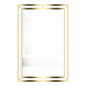 Mirror in metal frame Mollio N2