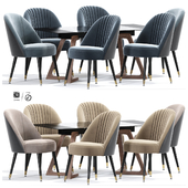 Fossa Dining Chair Table Set