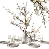 table setting  modern style
