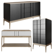 Ellipse Line chest of drawers, nightstand, console