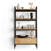 Monza shelving dining unit by Ecrol
