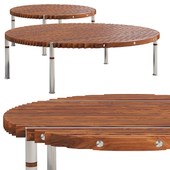 Beltempo Tropical lounge round coffee tables (2 option)