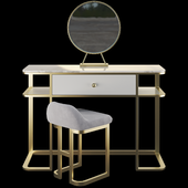 Homary Faux Dressing Makeup Table