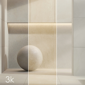 Caesar Set 36 - Concrete Porcelain Tiles BUNDLE - 3 types: Grey, Light Grey, Beige