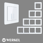 OM Acrylic frames for sockets and switches Werkel Acrylic (white)