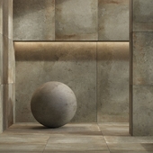 Stone tile set 15 - Tau Ceramica Barro Terracina Gray Natural