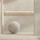 Stone tile set 46 - Tau Ceramica Piedra Fidenza Linen Natural