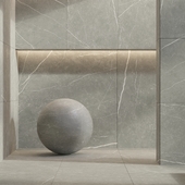 Stone tile set 53 - Tau Ceramica Marble Elite Graphite