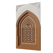 Wooden Arabic Window