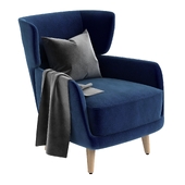 Teddy Fold Lounge Chair William Gray