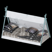 LA REDOUTE INTERIEURS - Tipi teepee bed with Siffroy mesh