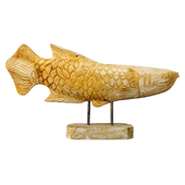 Big sculpture fish Arwana