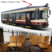 Трамвай в ретро стиле УВЗ 71-415Р