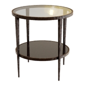 Crate&Barrel Clairemont Round Side Table