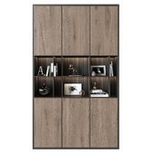 Shelving unit in modern style 01
