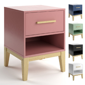 Pine bedside table with drawer Veromobili Vero Pine