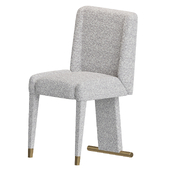 scout design studio COTY DINING CHAIR IN GREY BOUCLE