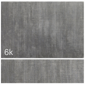 Carpet set 17 - Plain Gray Wool Rug / 6K