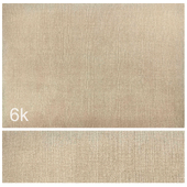 Carpet set 21 - Plain Beige Wool Rug / 6K
