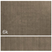 Carpet set 22 - Plain Brown Wool Rug / 6K
