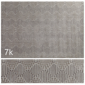 Carpet set 27- Geometric Wool Rug / 7K