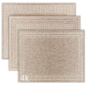 Carpet set 32 - Bundle - 3 types of Geometrical Jute Rugs / 4K