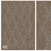Carpet set 34 - Diamond braided Jute / 4K