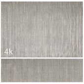 Carpet set 40 - Silver Wool Rug/ 4K