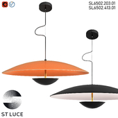 SL6502.203.01 Светильник подвесной ST-Luce Золотистый, Черный LED ОМ