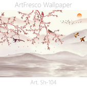 ArtFresco Wallpaper - Дизайнерские бесшовные фотообои Art. Sh-104 OM